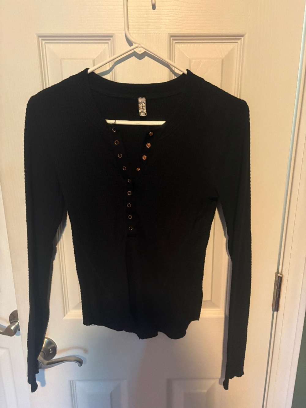 Free people waffle top